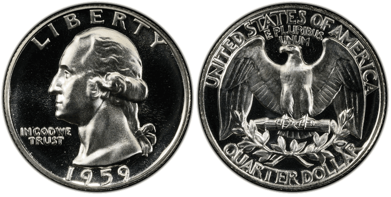 1959 Proof Washington Quarter