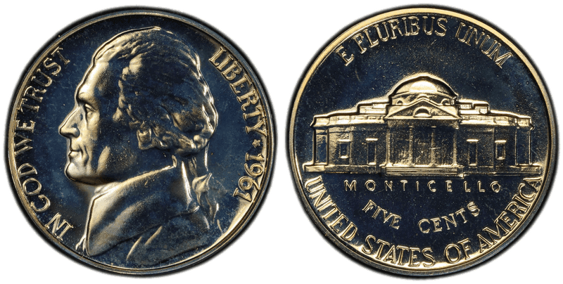 1961 Proof Jefferson Nickel