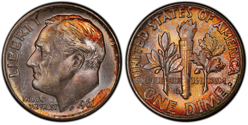 1961 (D) Roosevelt Dime