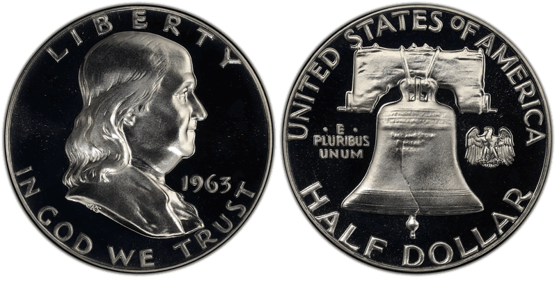 1963 Proof Franklin Half Dollar