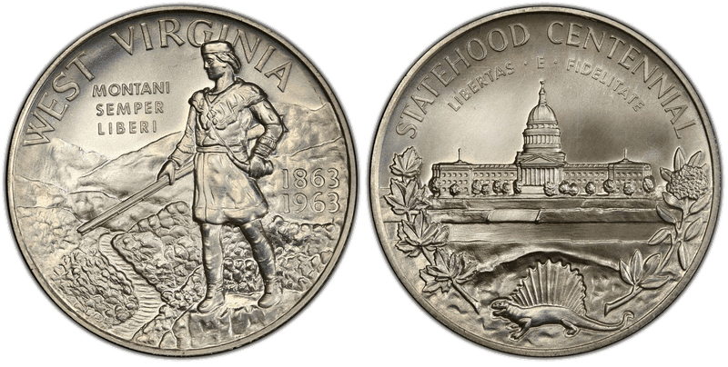 (1963) So-Called Half Dollar, WV Statehood Centennial
