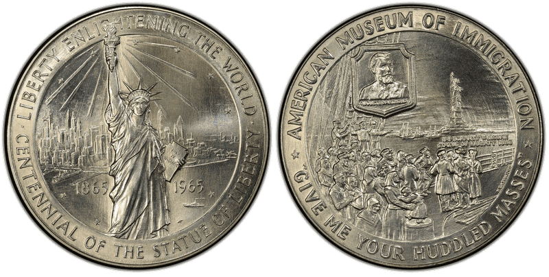 1965 Silver Medal D1965-2b, Museum of Immigration