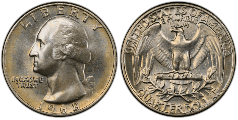 1968 Washington Quarter