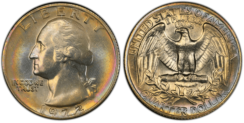 1972 Washington Quarter