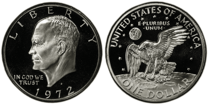 1972 (S) Proof Silver Eisenhower Dollar