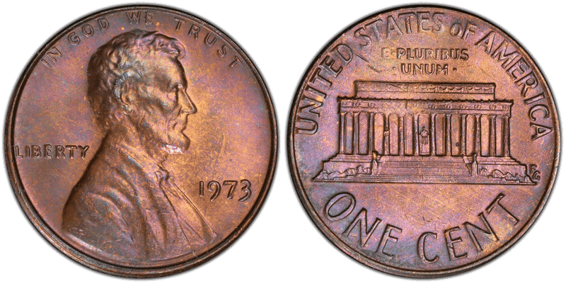 1973 Lincoln Memorial Cent