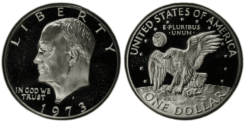 1973 (S) Proof Silver Eisenhower Dollar