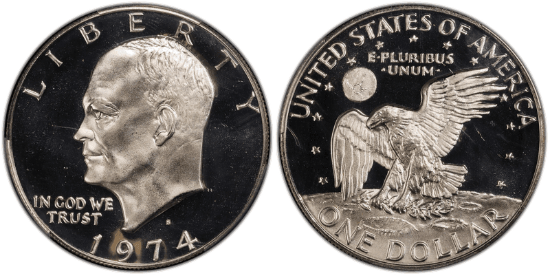 1974 (S) Proof Silver Eisenhower Dollar