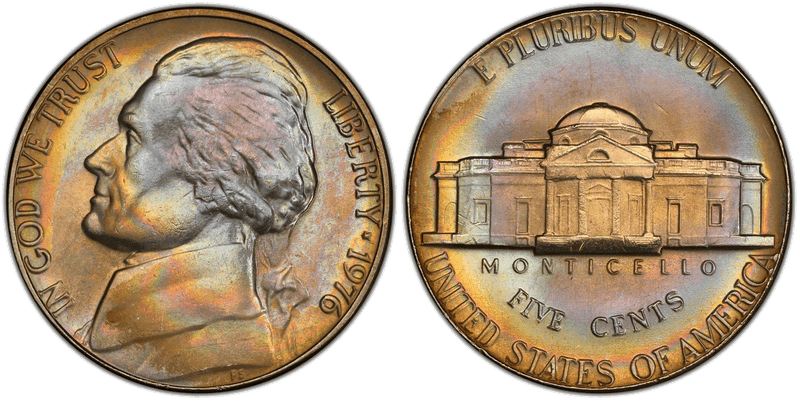 1976 Jefferson Nickel