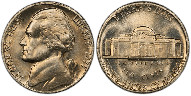 1977 Jefferson Nickel