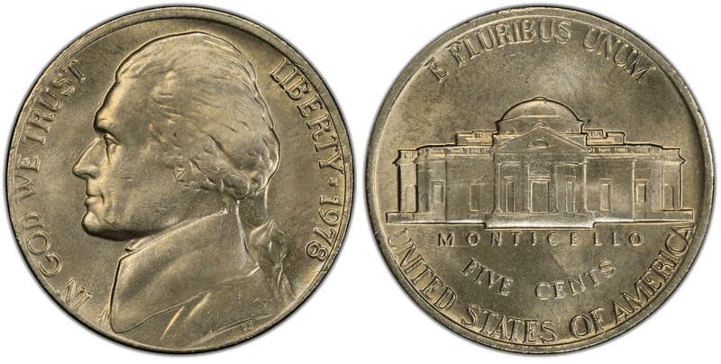 1978 Jefferson Nickel