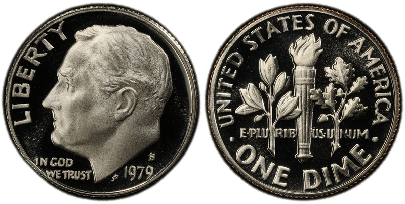 1979 (S) Proof Roosevelt Dime - Type 1