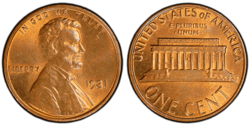 1981 (P) Lincoln Memorial Cent