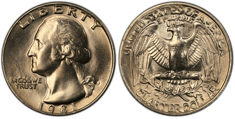 1981 (P) Washington Quarter