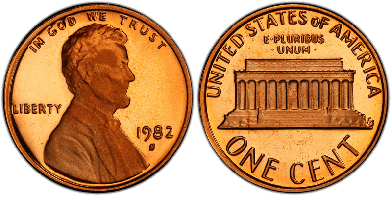 1982 (S) Proof Lincoln Memorial Cent