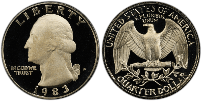 1983 (S) Proof Washington Quarter