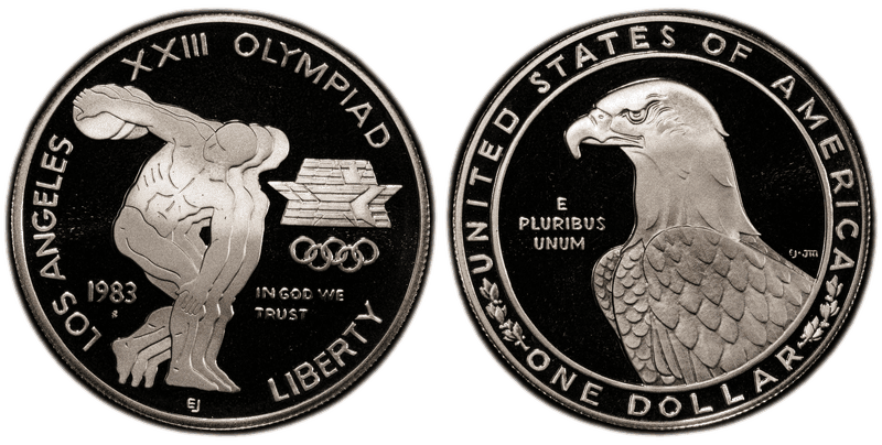 1983 (S) Proof Olympic Dollar