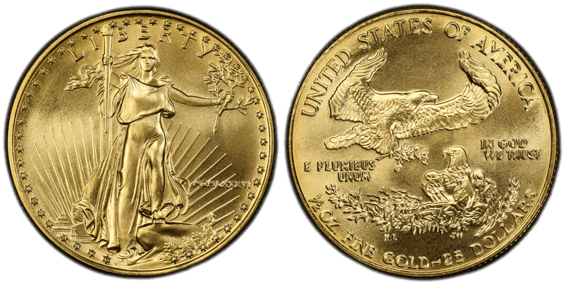 1986 American Eagle Twenty Five Dollar Gold