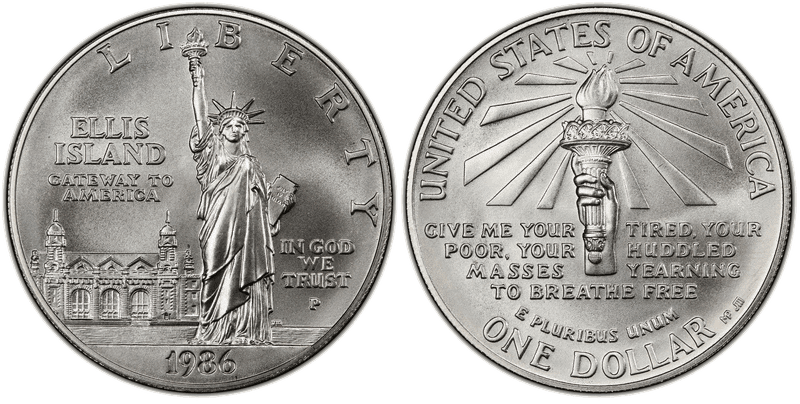1986 Statue of Liberty Centennial Commemorative Dollar