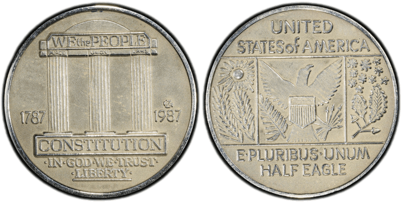 1987 Half Eagle Pattern - P-5460, Antiqued