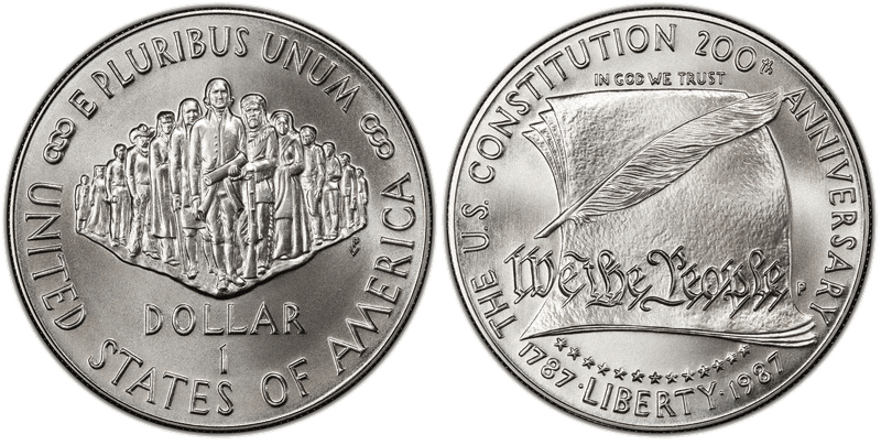 1987 United States Constitution Bicentennial Commemorative Dollar