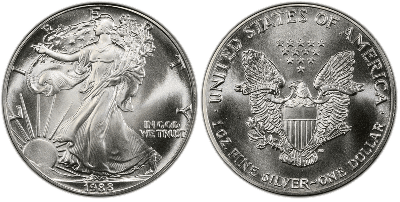 1988 American Silver Eagle