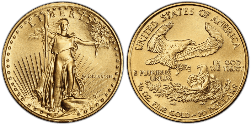1988 (P) American Eagle Ten Dollar Gold
