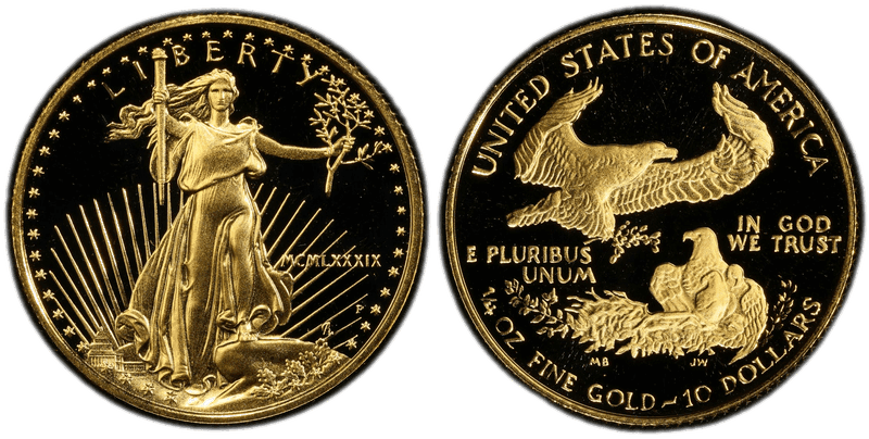 1989 (P) Proof American Eagle Ten Dollar Gold