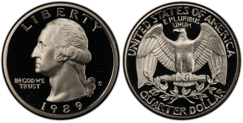 1989 (S) Proof Washington Quarter