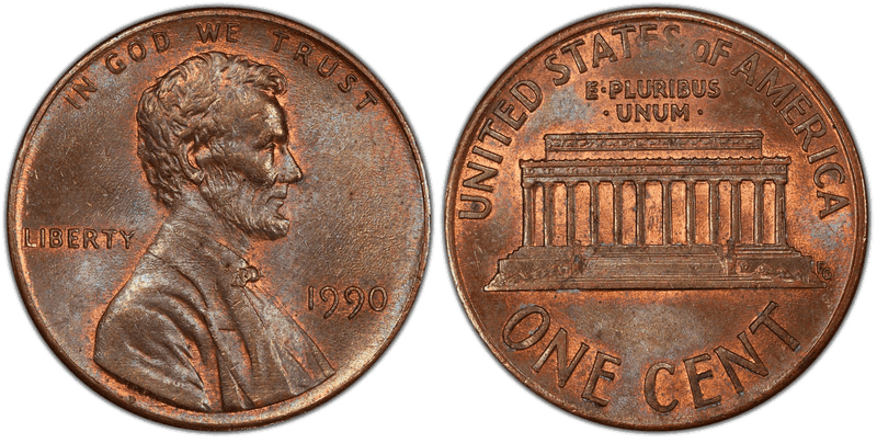 1990 (P) Lincoln Memorial Cent