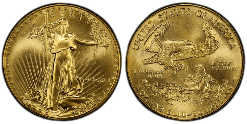 1991 American Eagle Fifty Dollar Gold