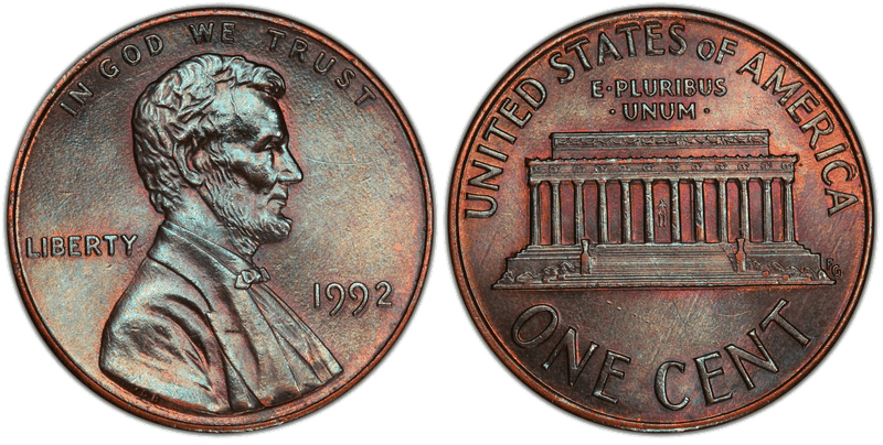 1992 (P) Lincoln Memorial Cent