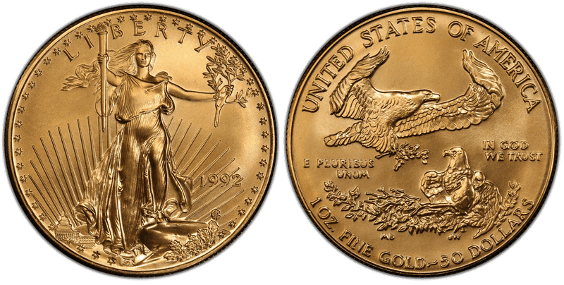 1992 American Eagle Fifty Dollar Gold