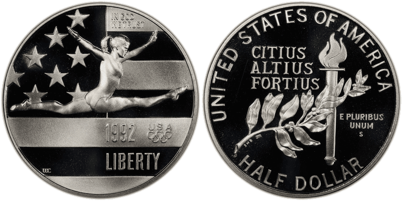 1992 (S) Proof XXV Olympiad (Barcelona) Commemorative Half Dollar