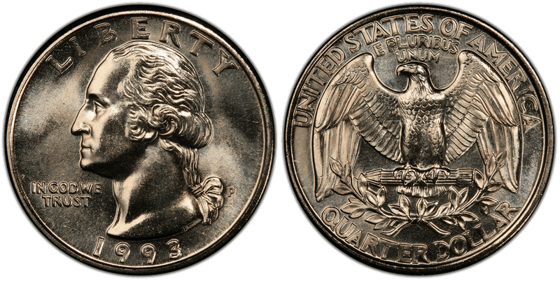 1993 (P) Washington Quarter