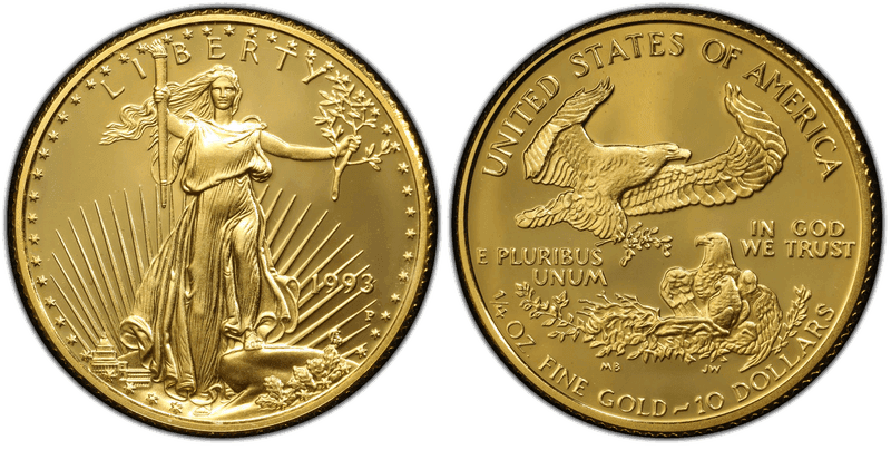 1993 (P) Proof American Eagle Ten Dollar Gold