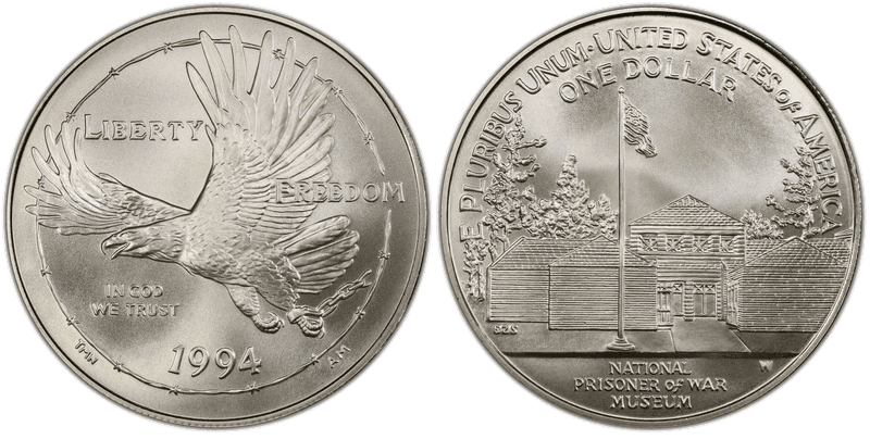 1994 United States Prisoner of War Museum Commemorative Dollar