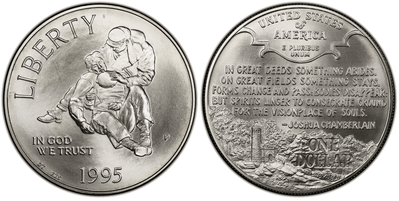 1995 Civil War Battlefield Preservation Commemorative Dollar