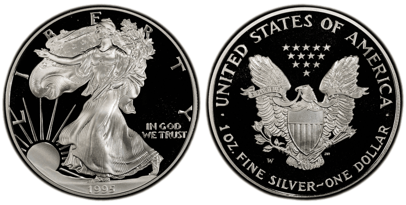 1995 (W) Proof American Silver Eagle