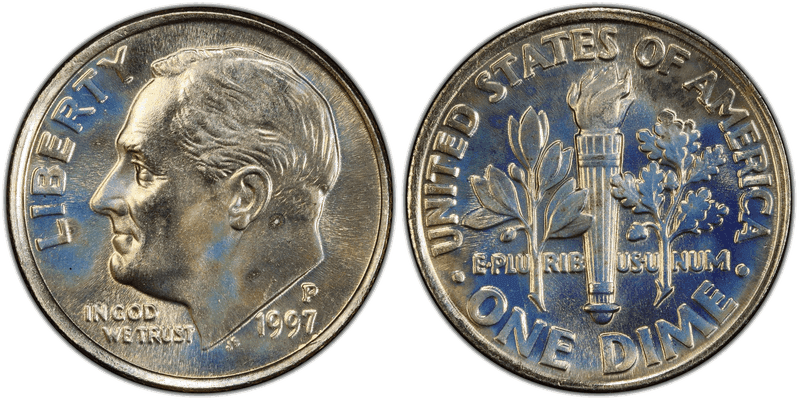 1997 (P) Roosevelt Dime
