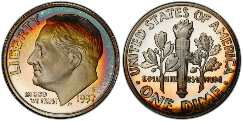 1997 (S) Proof Silver Roosevelt Dime