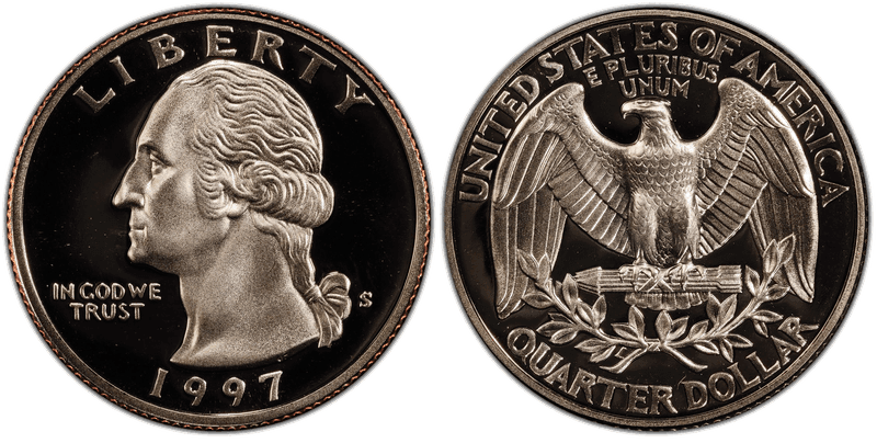 1997 (S) Proof Silver Washington Quarter