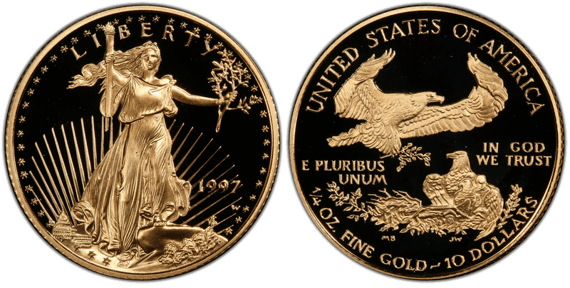 1997 (W) Proof American Eagle Ten Dollar Gold