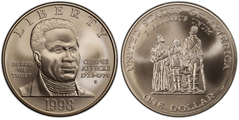 1998 Black Revolutionary War Patriots Commemorative Dollar