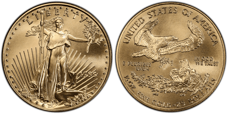 1999 American Eagle Twenty Five Dollar Gold