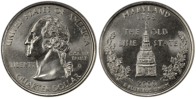 2000 State Washington Quarter