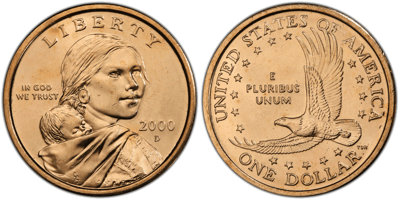 2000 (D) Sacagawea Dollar - Millennium Set