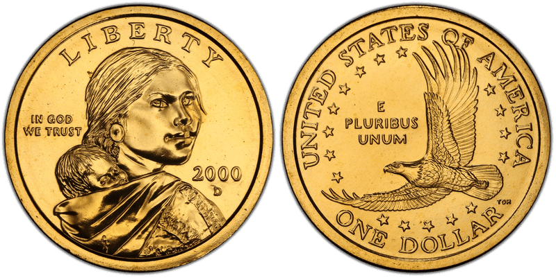 2000 (D) Sacagawea Dollar - VIP Strike