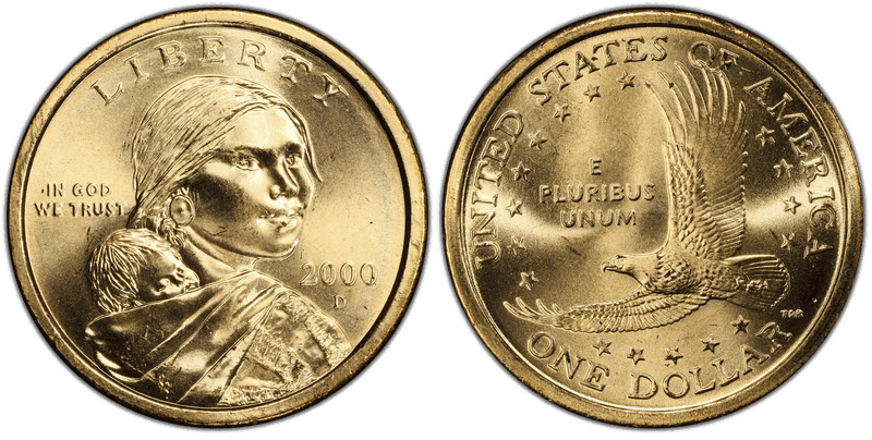 2000 (D) Sacagawea Dollar