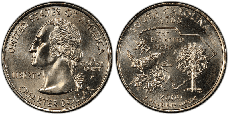 2000 (P) South Carolina State Quarter